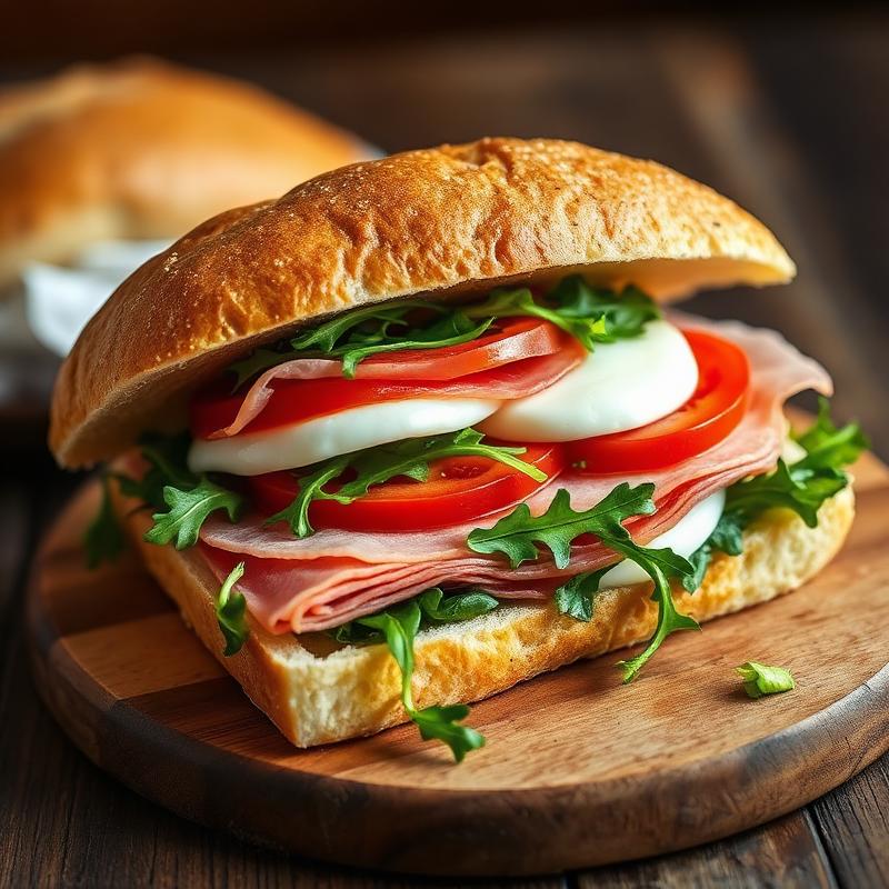 Sonkás ciabatta
